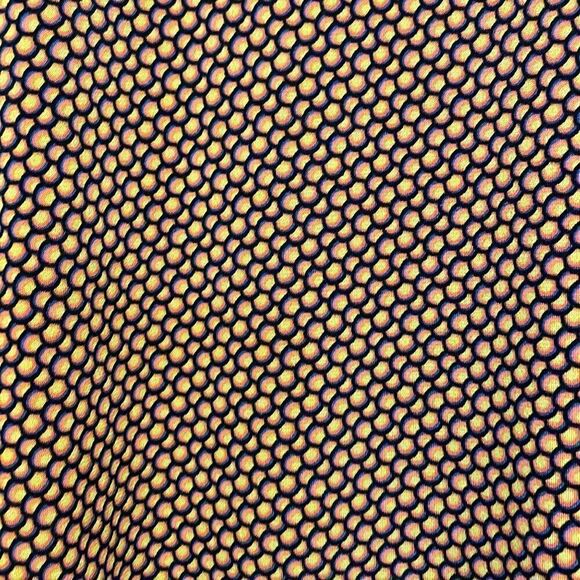 ✨LuLaRoe Coral, Yellow & Blue Circle Print Maxi Skirt - Picture 2 of 7